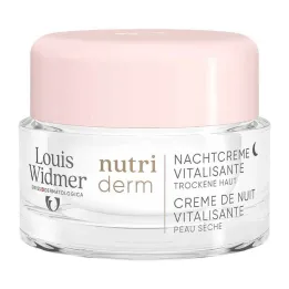 Widmer nutriderm Vitalisante öökreem ilma parfüümita, 50 ml