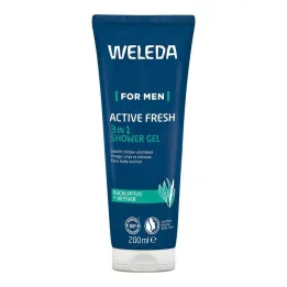 Weleda for Men Active Fresh 3in1 dušigeel, 200 ml