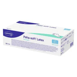 Peha-Soft Latex Protect ühekordsed uuringukindad mittesteriilsed pf S, 100 tk