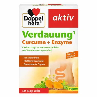 Doppelherz Digestion Curcuma + Ensüümi kapslid, 30 tk