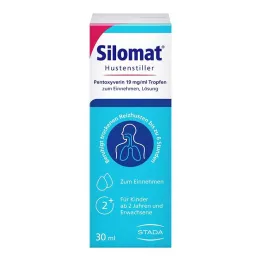 Silomat köha pärssiv pentoksüveriin 19 mg/ml tilgad, 30 ml