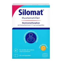 Silomat köha pärssiv dekstrometorfaan mee maitsega, 20 tk