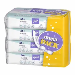 Bella baby Happy niisked salvrätikud tundlikud, 4x56 tk