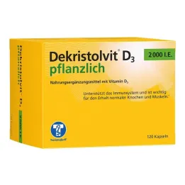 Dekristolvit D3 2000 IU taimsed kapslid, 120 tk