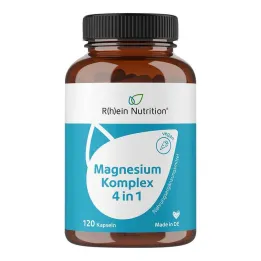 Magneesiumkompleks 4in1 suurtes annustes vegan kapslid, 120 tk
