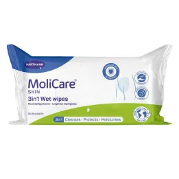 Molicare Skin 3in1 niisked salvrätikud, 30 tk