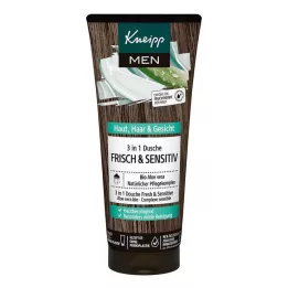 KNEIPP MEN 3in1 dušš värske &amp; tundlik, 200 ml