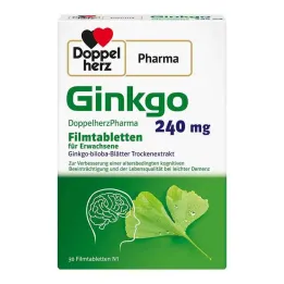 Ginkgo DoppelherzPharma 240 mg õhukese polümeerikattega tabletid, 30 tk