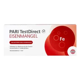 Pari Testdirect rauapuuduse enesetesti veri (1 tükk)