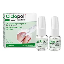 Ciclopoli küüneseene raviks, 2 x 6,6 ml