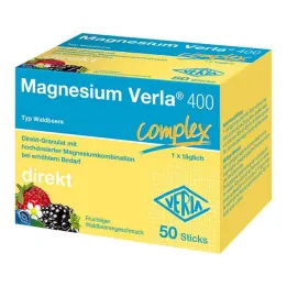 Magnesium Verla 400 Wild Berry Direct Graanulid, 50 tk