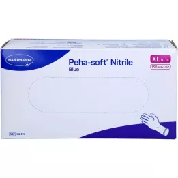 PEHA-SOFT nitriilsinine Untert.Hands.unsteril pf XL, 150 tk