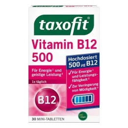 Taxofit Vitamiin B12 500 minitabletti, 30 tk