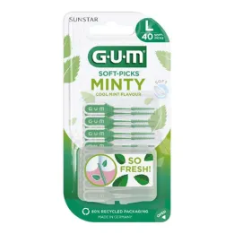 GUM Pehmed kirkad Minty suured, 40 tk