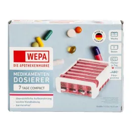 Wepa 7 päeva kompaktne nädalaajakiri valge / roosa, 1 tk