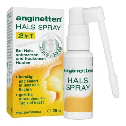 Anginette kurgusprei 2-in-1 täiskasvanutele, 20 ml