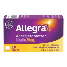 Allegra allergia tabletid 20 mg tabletid, 100 tk