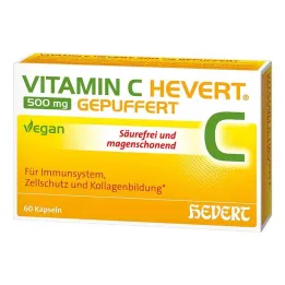 C-vitamiin Hevert 500 mg puhverdatud kapslid, 60 tk