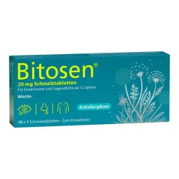 Bitosen 20 mg suus dispergeeruvad tabletid, 10 tk
