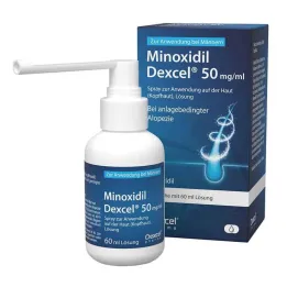 Minoxidil Dexcel 50 mg / ml pihusti peanahale, 60 ml