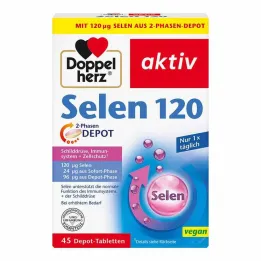 Doppelherz Selenium 120 2-faasilised depoo tabletid, 45 tk
