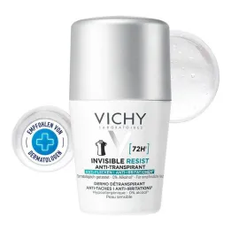 Vichy Deodorant Roll-on 72h Anti- Stain Invisible, 50 ml