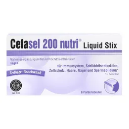 Cefasel 200 nutri Liquid Stix, 8 tk