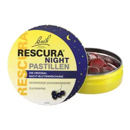 Bachi lilled originaal Rescura Night pastillid mustsõstar, 50 g