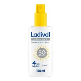 Ladival kuiva naha päikesekaitsesprei LSF 50+, 150 ml