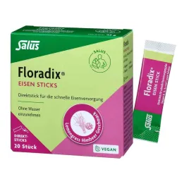 Floradix Iron Sticks pulbriline salus, 20 tükki