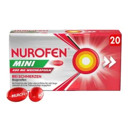 Nurofen Mini 400 mg pehmekapslid, 20 tk