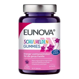 Eunova School Heroes Gummies, 60 tk