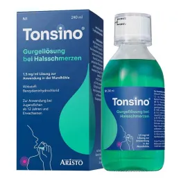 Tonsino kuristusvedelik kurguvalu korral, 240 ml