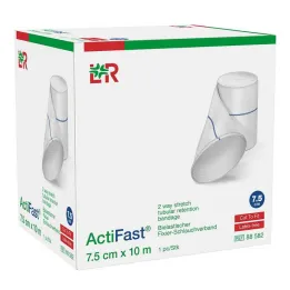 Actifast torukujuline kinnitusside 7,5 cmx10 m sinine, 1 tk