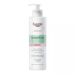 EUCERIN DermoPure kolmetoimeline puhastusgeel 400 ml geel, 400 ml