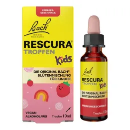 Bachi lillede originaal Rescura Kidsi maasikatilgad alkoholivabad, 10 ml