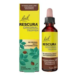 Bachi lillede originaal Rescura tilgad alkoholivaba šokolaadimünt, 20 ml