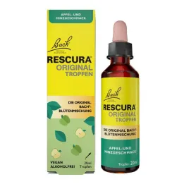 Bachi lillede originaal Rescura tilgad alkoholivaba õunamünt, 20 ml