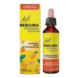 Bach Flowers Original Rescura tilgad alkoholivabad Orange Mango, 20 ml