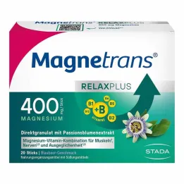 Magnetrans Relax + 400 mg graanulipulgad mustikas, 20 tk