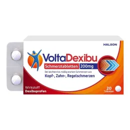 VoltaDexibu valuvaigistid 200 mg õhukese polümeerikattega tabletid, 20 tk