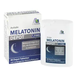 Melatoniini 1,9 mg depoo tabletid, 80 tk