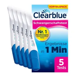 Clearblue rasedustesti kiirtuvastus, 5 tk