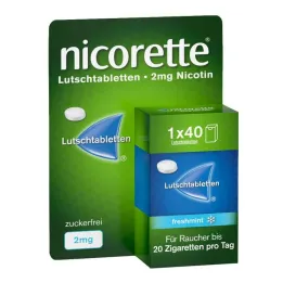 Nicorette freshmint 2 mg pressitud pastillid, 40 tk