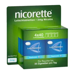 Nicorette freshmint 2 mg pressitud pastillid, 160 tk