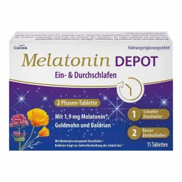 Melatonin Depot & unetabletid, 15 tk