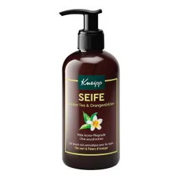 Kneipp seep roheline tee & apelsiniõie õrna aroomiga hooldav seep, 250 ml
