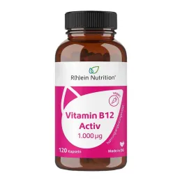 Vitamiin B12 Activ 1000 µg suur annus + vegan kapslid, 120 tk