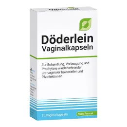 Döderleini tupekapslid piimhappebakteritega, 15 tk