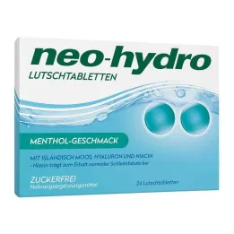 Neo-Hydro pastillid mentooli suhkruvabad, 24 tk